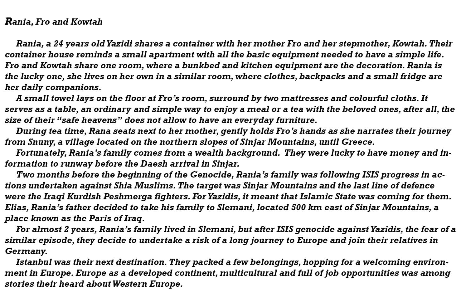 Photograph by Omar Marques — rania page 1